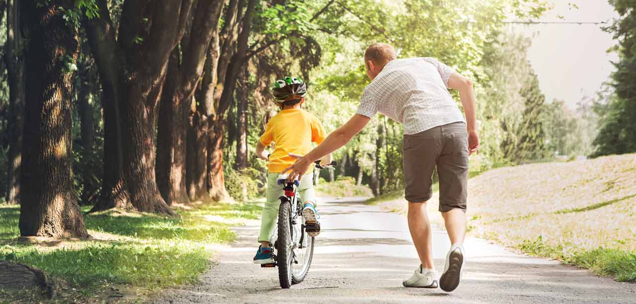 when can child ride bike with training wheels